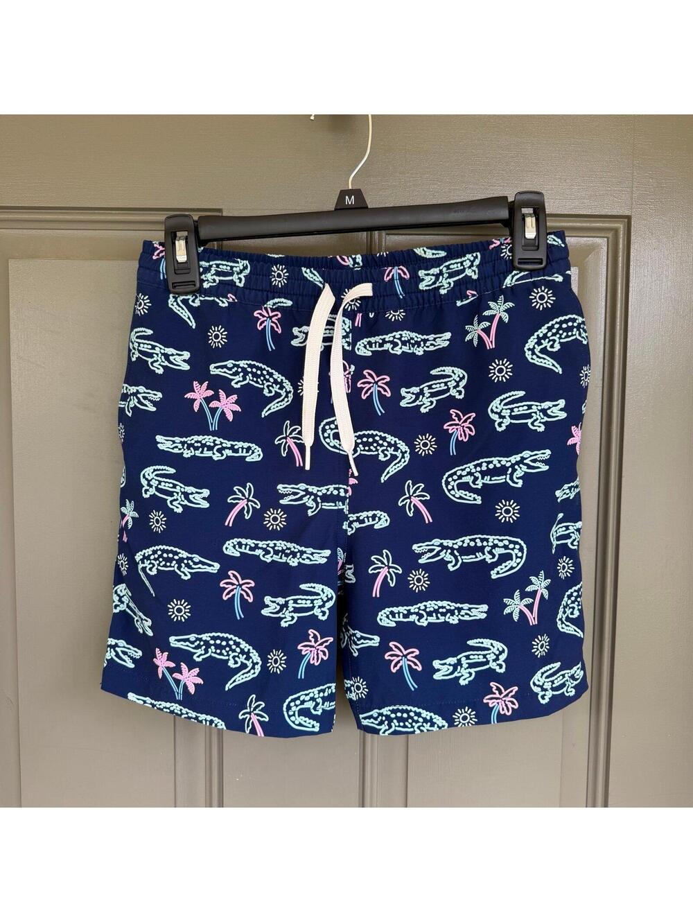 Chubbies Youth Boys Neon Glades Swim Trunks Size 10/12 (M)